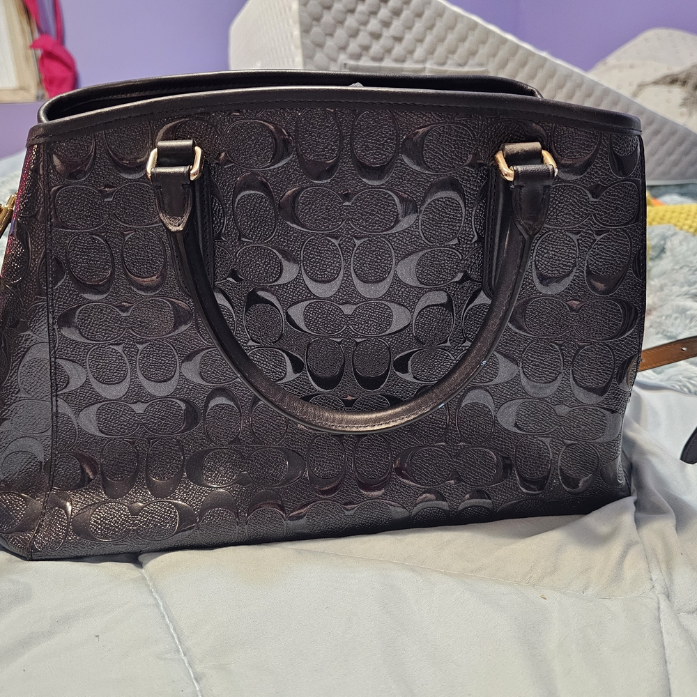 Coach Black Handbag - Picture 2 of 3